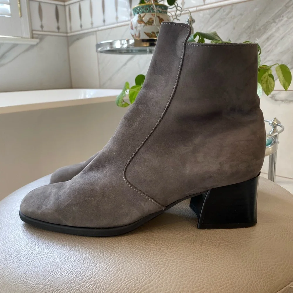 Arche Suede Booties Gray EU 41